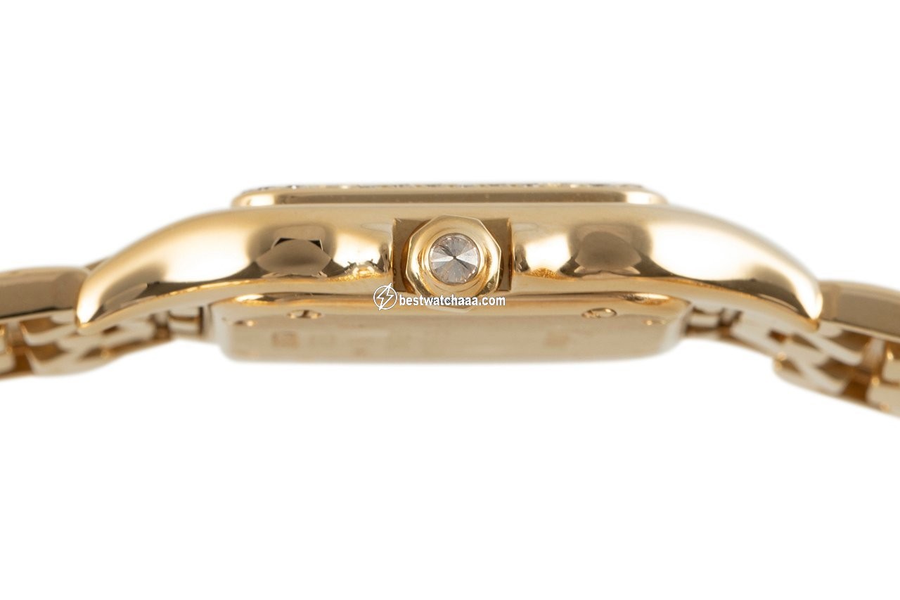 IMG_9081 Cartier Panthere Womens watch Quartz Yellow gold 12802 Replica 6