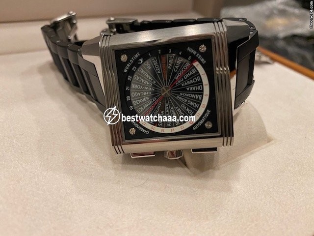 IMG_9081 Jaeger-LeCoultre Reverso Squadra World Chronograph Mens watch Unisex Automatic Titanium Q702T670 Replica 6