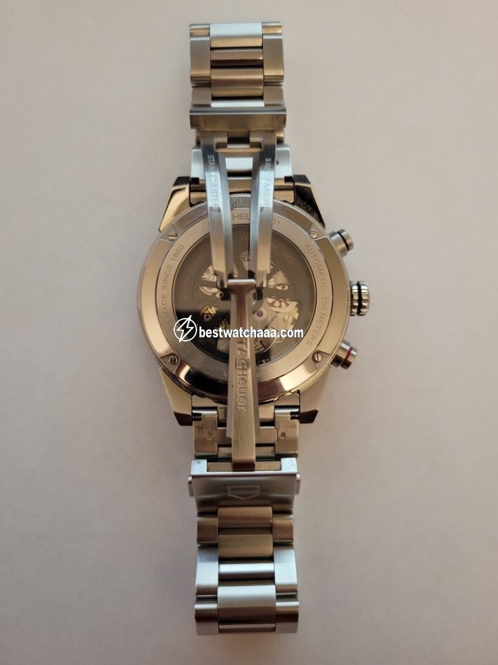 IMG_9081 TAG Heuer Carrera Calibre HEUER 01 Mens watch Unisex Automatic Steel CAR201Z Replica 6