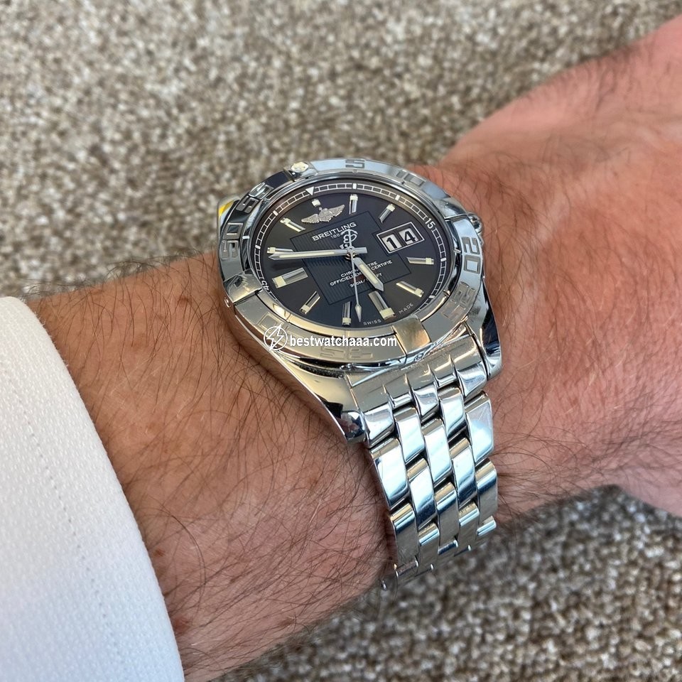 IMG_9081 Breitling Galactic 41 Mens watch Unisex Automatic Steel A49350L2 F549 Replica 6