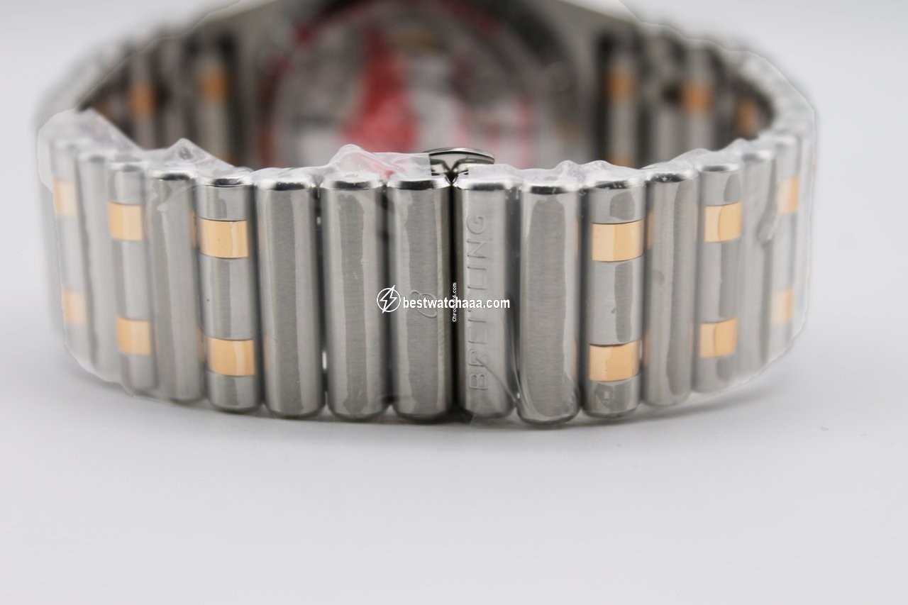 IMG_9081 Breitling Chronomat Mens watch Unisex Automatic Gold Steel UB0134101C1U1 Replica 6