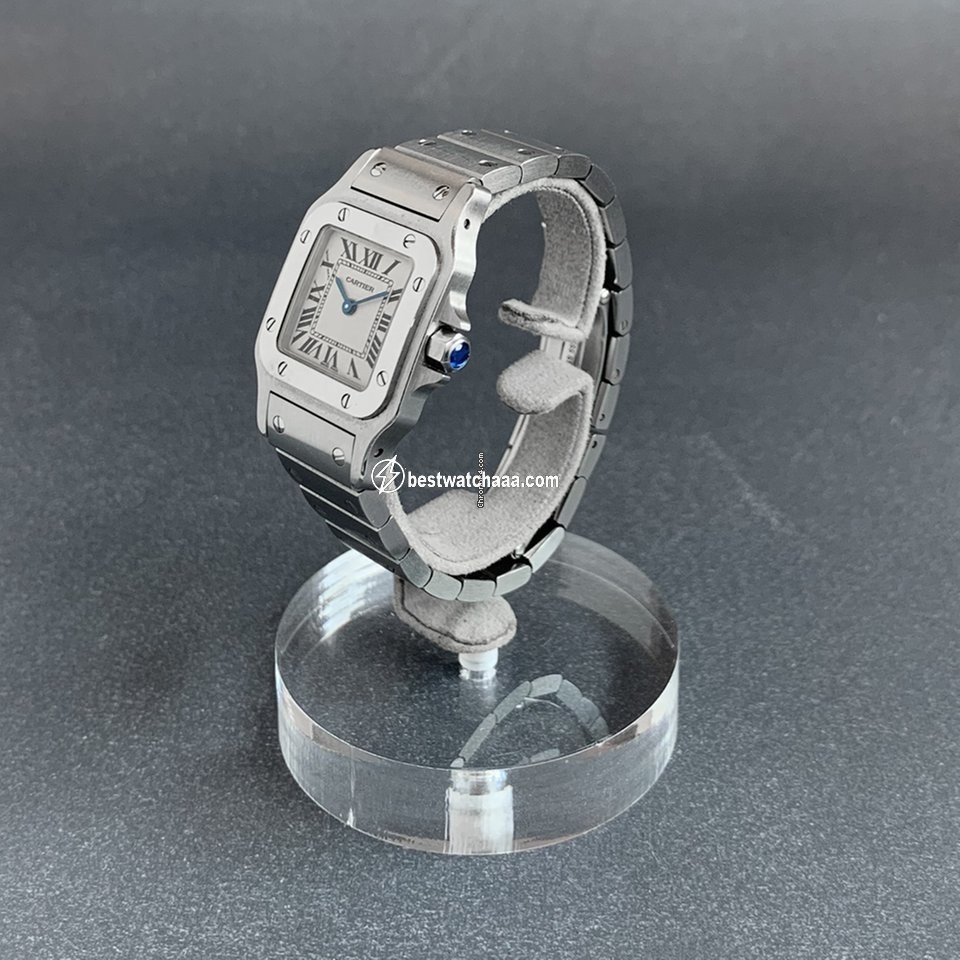 IMG_9081 Cartier Santos Galbee Womens watch Quartz Steel W20017D6 Replica 6