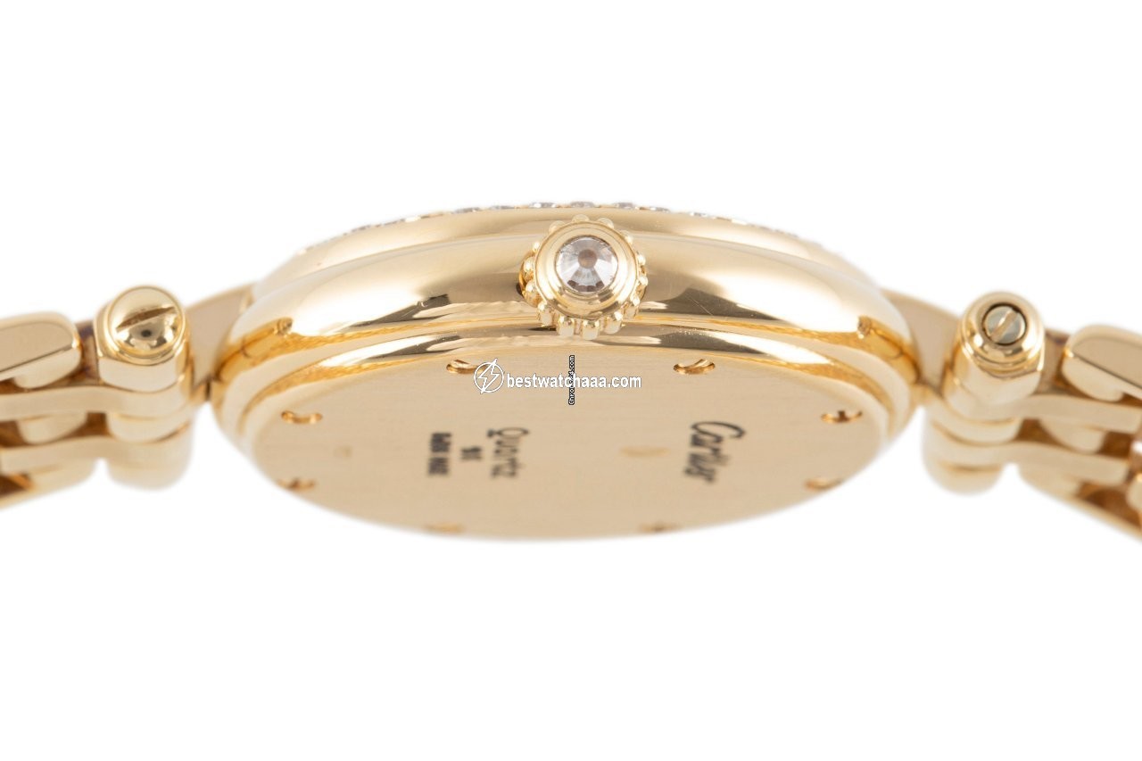 IMG_9081 Cartier Panthere Womens watch Quartz Yellow gold 6692 Replica 6