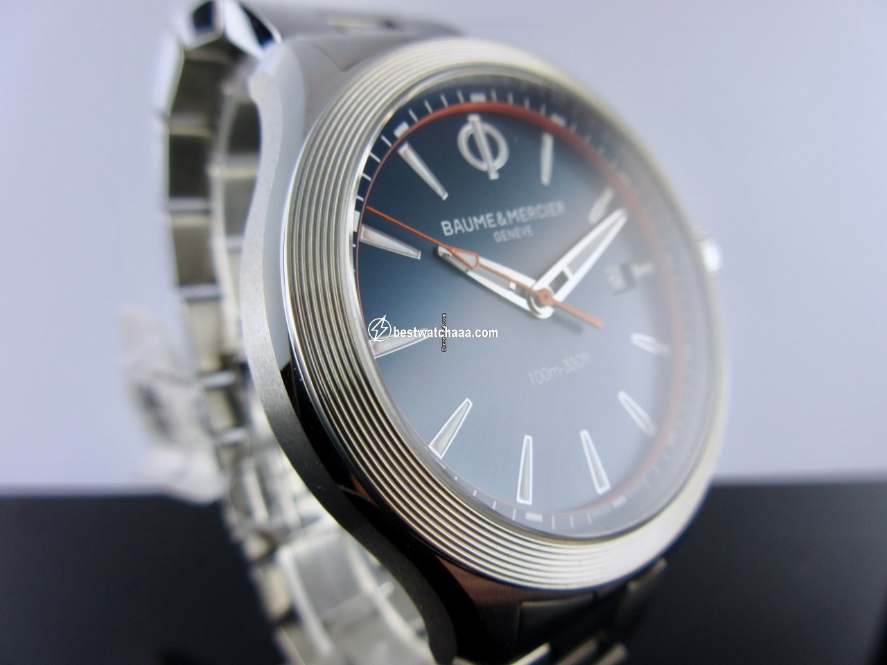IMG_9081 Baume & Mercier Clifton Mens watch Unisex Quartz Steel MOA10413 Replica 6