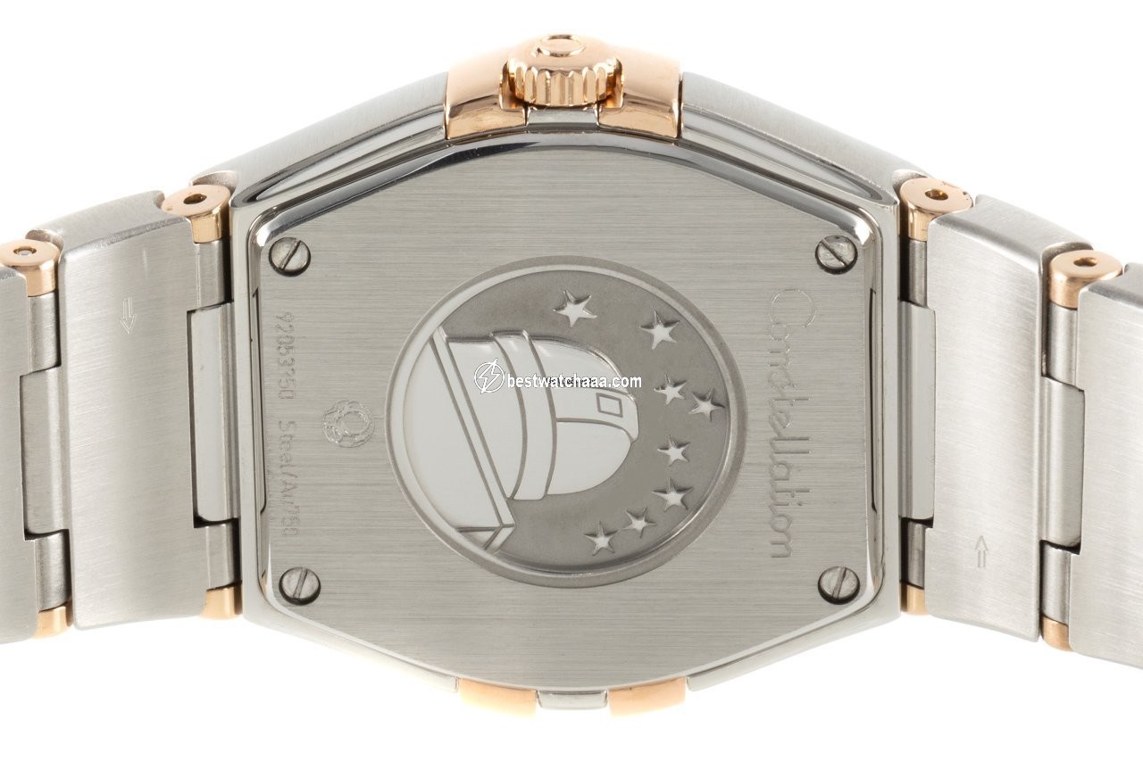IMG_9081 Omega Constellation Quartz Womens watch Quartz Gold Steel 123.20.27.60.57.002 Replica 6