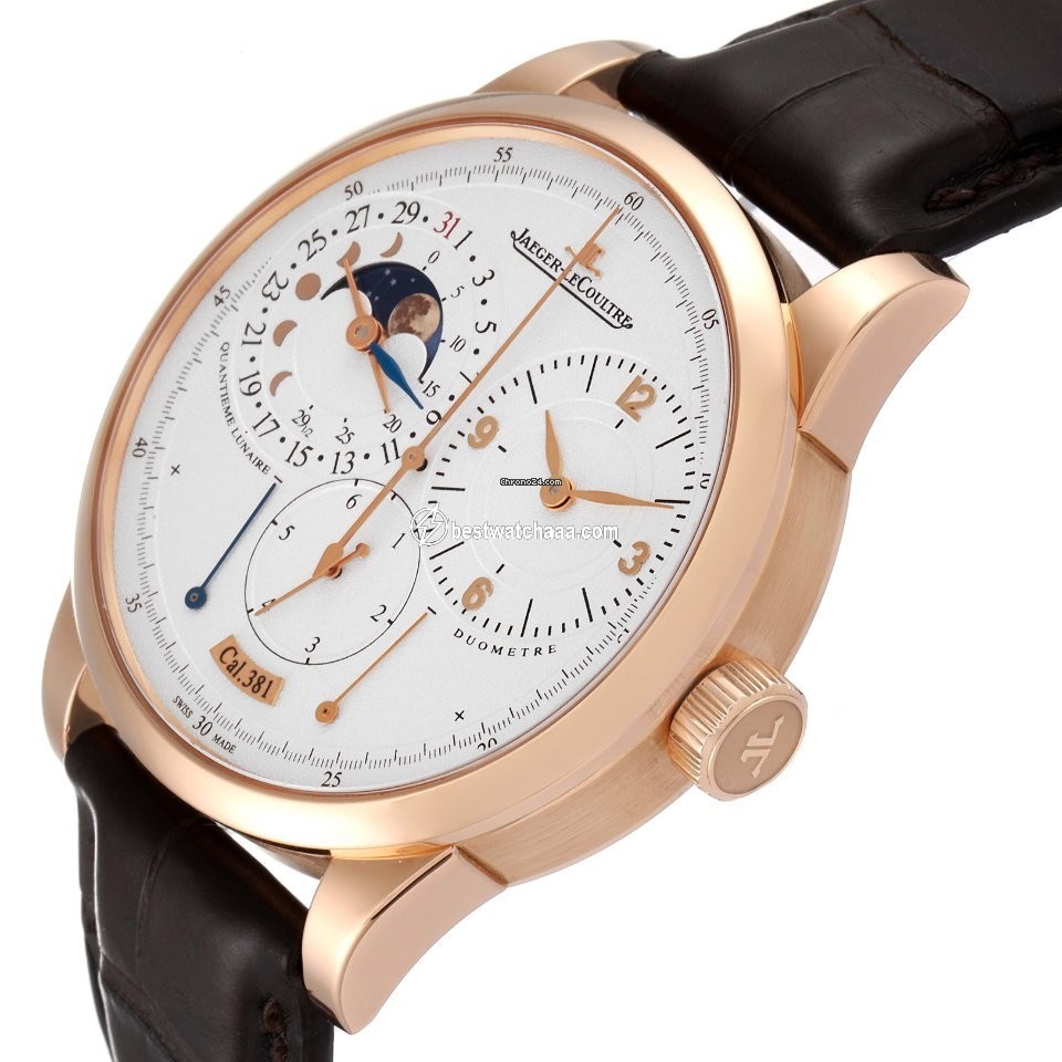 IMG_9081 Jaeger-LeCoultre Duometre Mens watch Unisex Manual winding Rose gold Q6042421 Replica 6