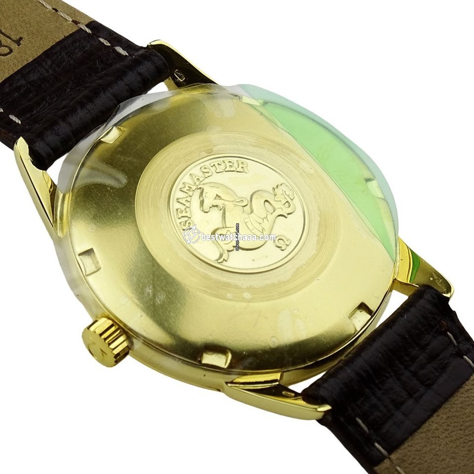 IMG_9081 Omega Seamaster Mens watch Unisex Automatic Yellow gold 14704-2 Replica 6