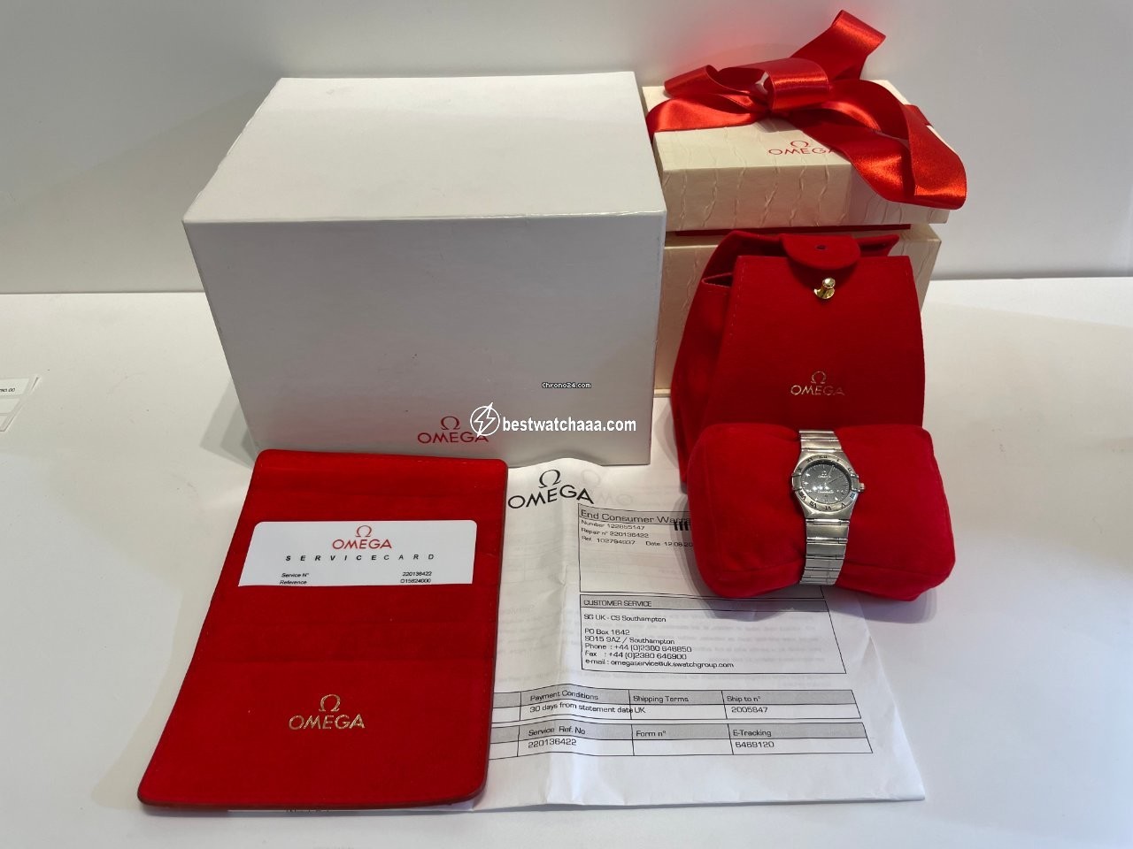 IMG_9081 Omega Constellation Womens watch Quartz Steel 1562.40.00 Replica 6