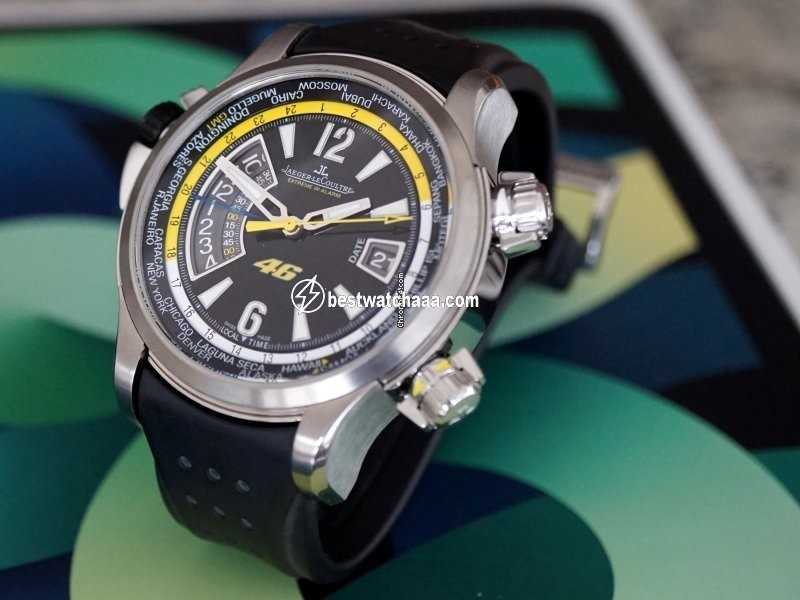 IMG_9081 Jaeger-LeCoultre Master Compressor Extreme W-Alarm Mens watch Unisex Automatic Titanium 150.T.42 Replica 6