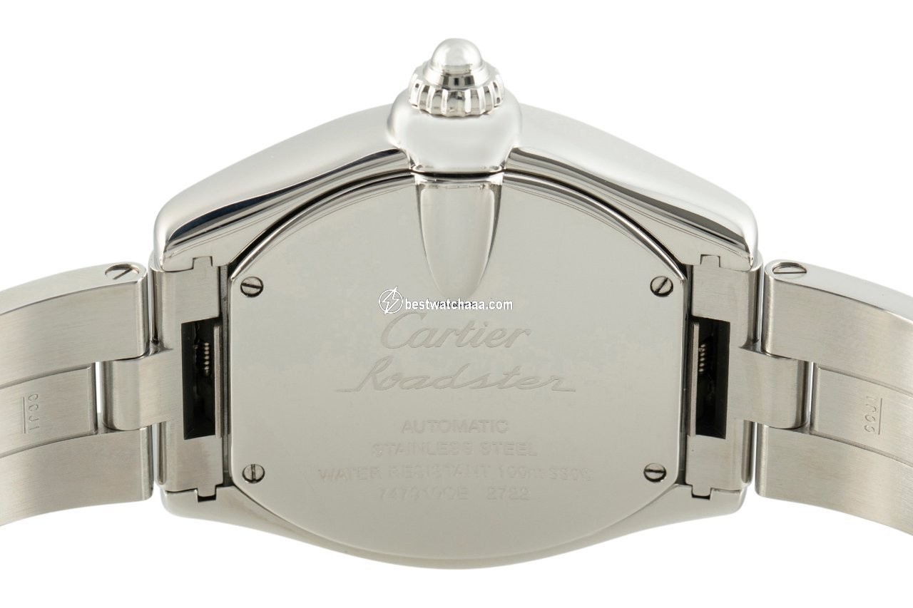 IMG_9081 Cartier Roadster Mens watch Unisex Automatic Steel 2722 Replica 6