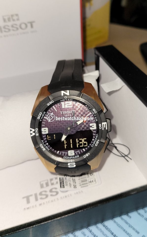 IMG_9081 Tissot T-Touch Expert Solar Mens watch Unisex Quartz Titanium T0914204720700 Replica 6