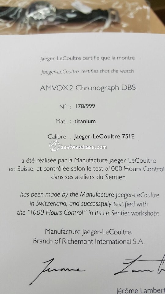 IMG_9081 Jaeger-LeCoultre AMVOX Mens watch Unisex Automatic Titanium Q192T450 Replica 6