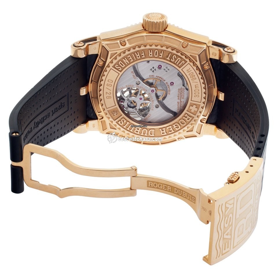 IMG_9081 Roger Dubuis Easy Diver Mens watch Unisex Manual winding Rose gold SE48 02 5 K9.53 Replica 6