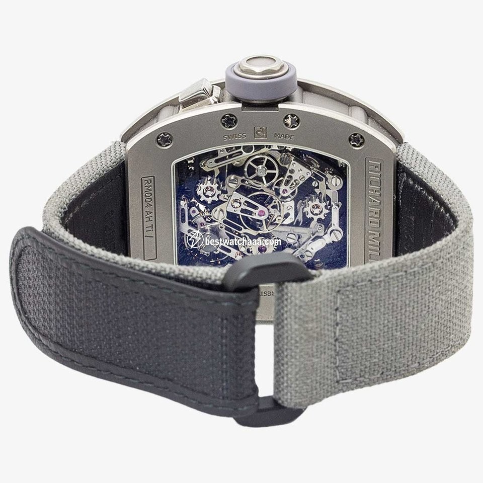 IMG_9081 Richard Mille Mens watch Unisex Manual winding Titanium RM 004 Replica 6