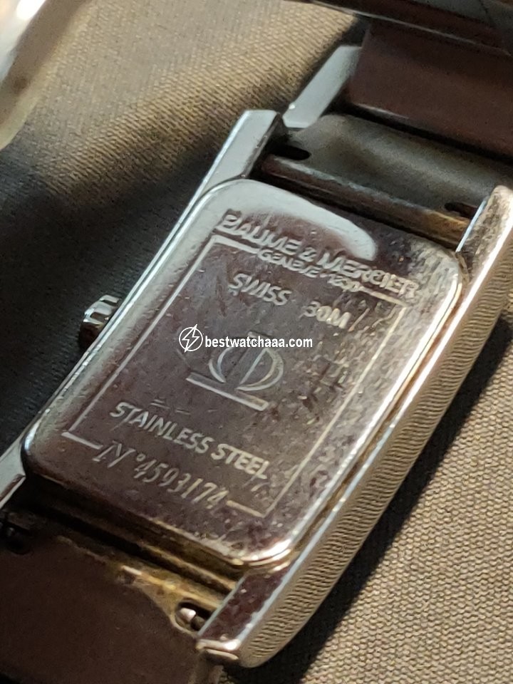 IMG_9081 Baume & Mercier Hampton Womens watch Quartz Steel 65406 Replica 6