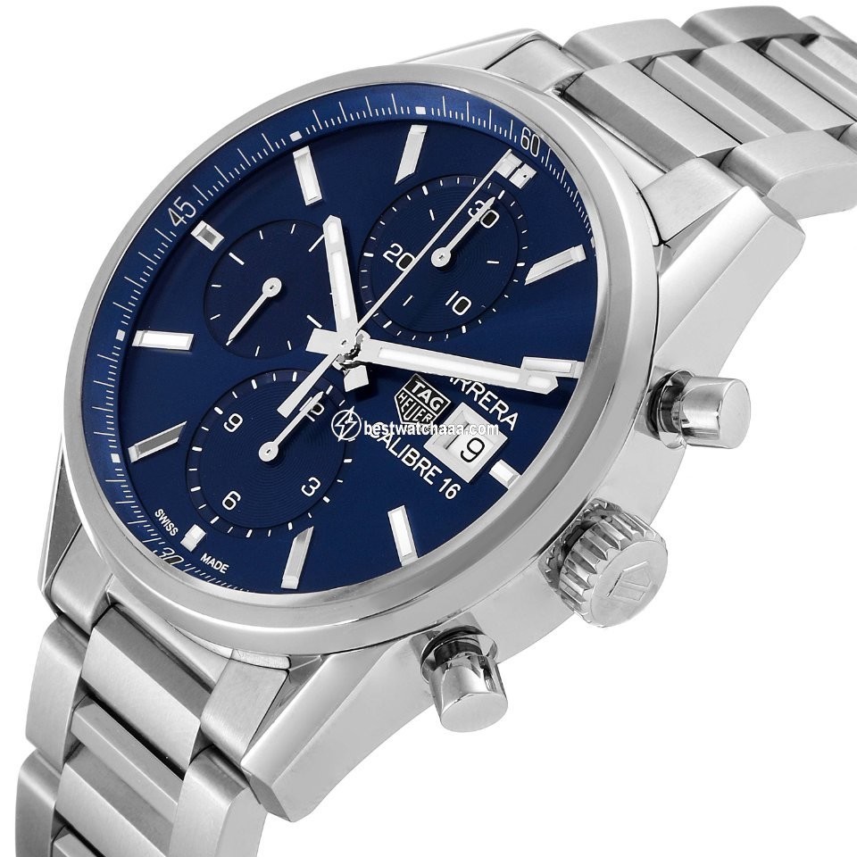 IMG_9081 TAG Heuer Carrera Calibre 16 Mens watch Unisex Automatic Steel CBK2112.BA0715 Replica 6