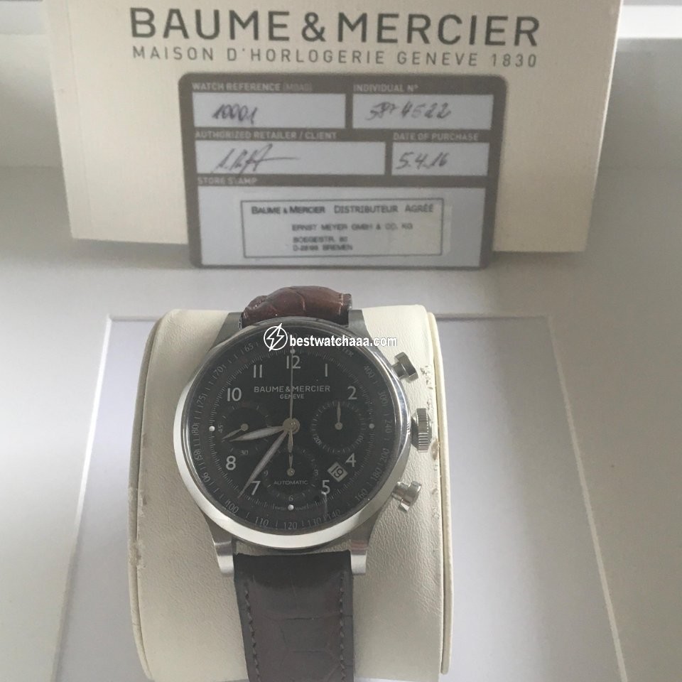 IMG_9081 Baume & Mercier Capeland Mens watch Unisex Automatic Steel 10001 Replica 6