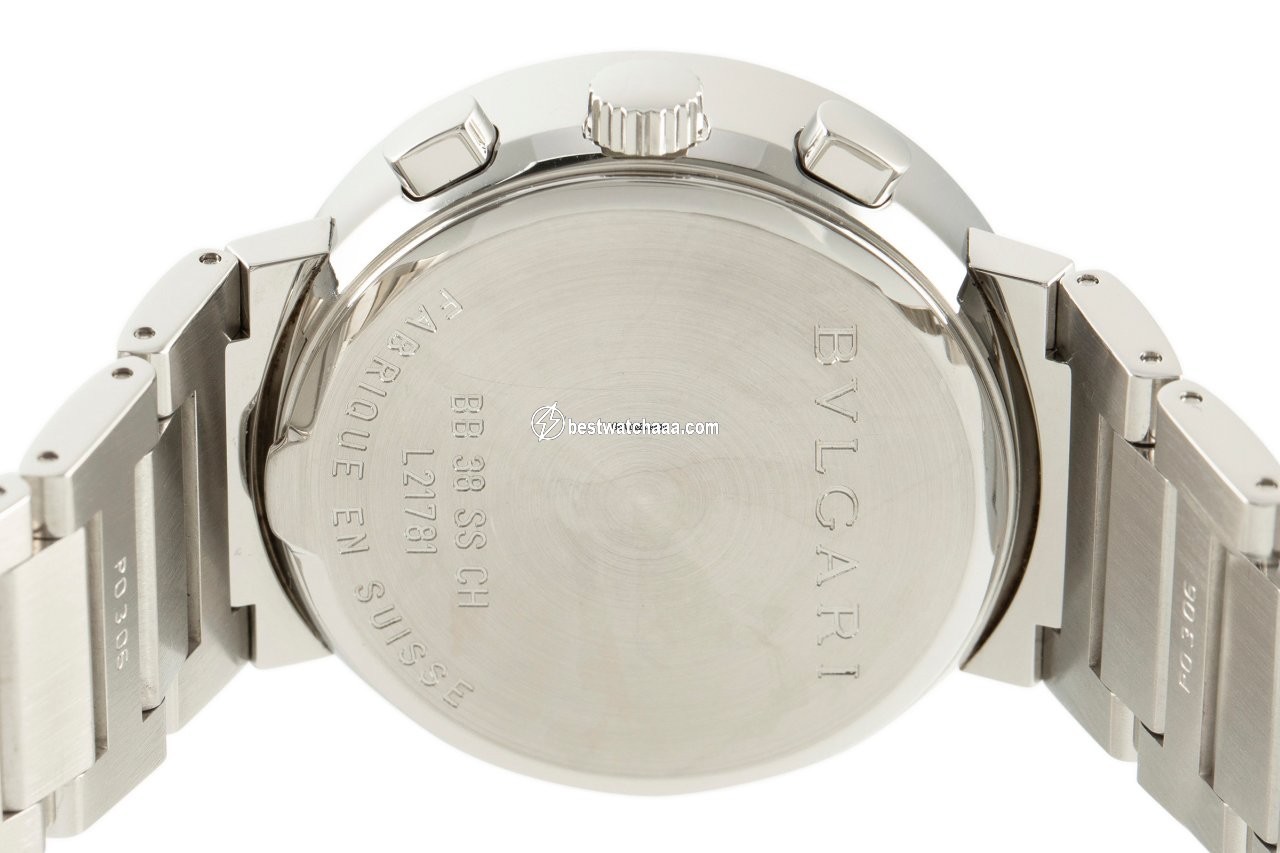 IMG_9081 Bulgari Bulgari Mens watch Unisex Automatic Steel BB 38 SS CH Replica 6