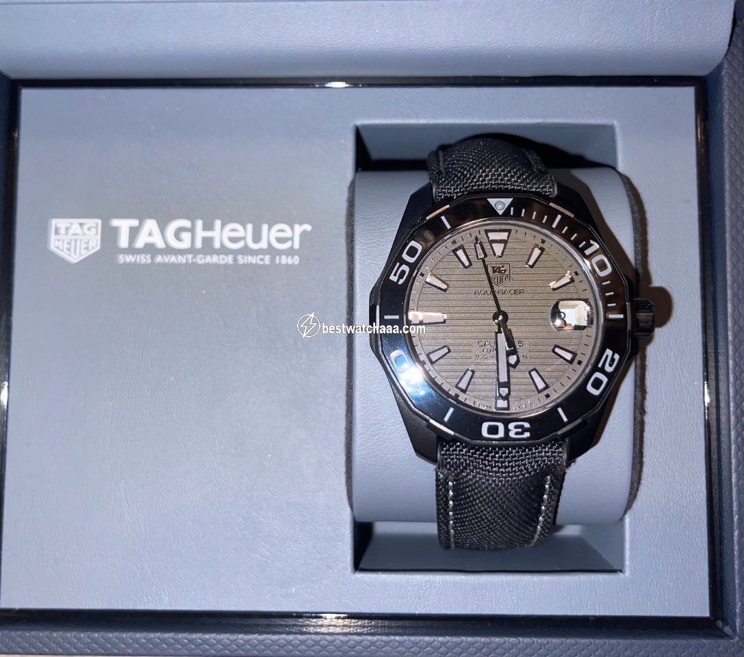 IMG_9081 TAG Heuer Aquaracer 300M Mens watch Unisex Automatic Titanium WAY218B.FC6364 Replica 6