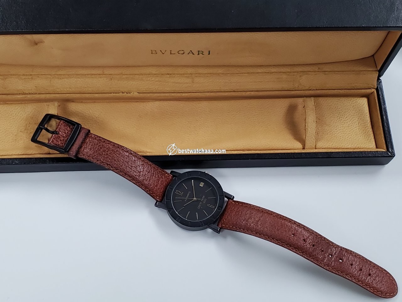 IMG_9081 Bulgari Bulgari Mens watch Unisex Automatic Carbon BB33VLD Replica 6