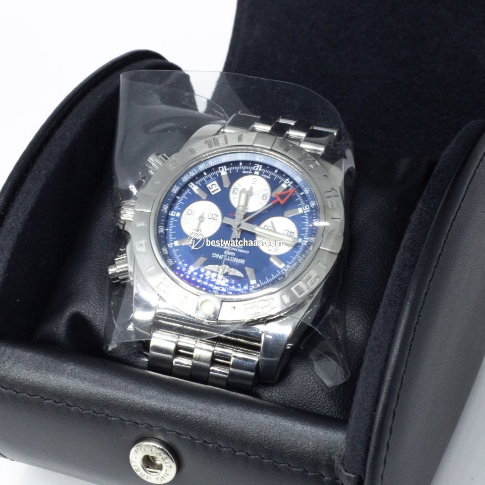 IMG_9081 Breitling Chronomat 44 GMT Mens watch Unisex Automatic Steel AB042011 BB56 375A Replica 6