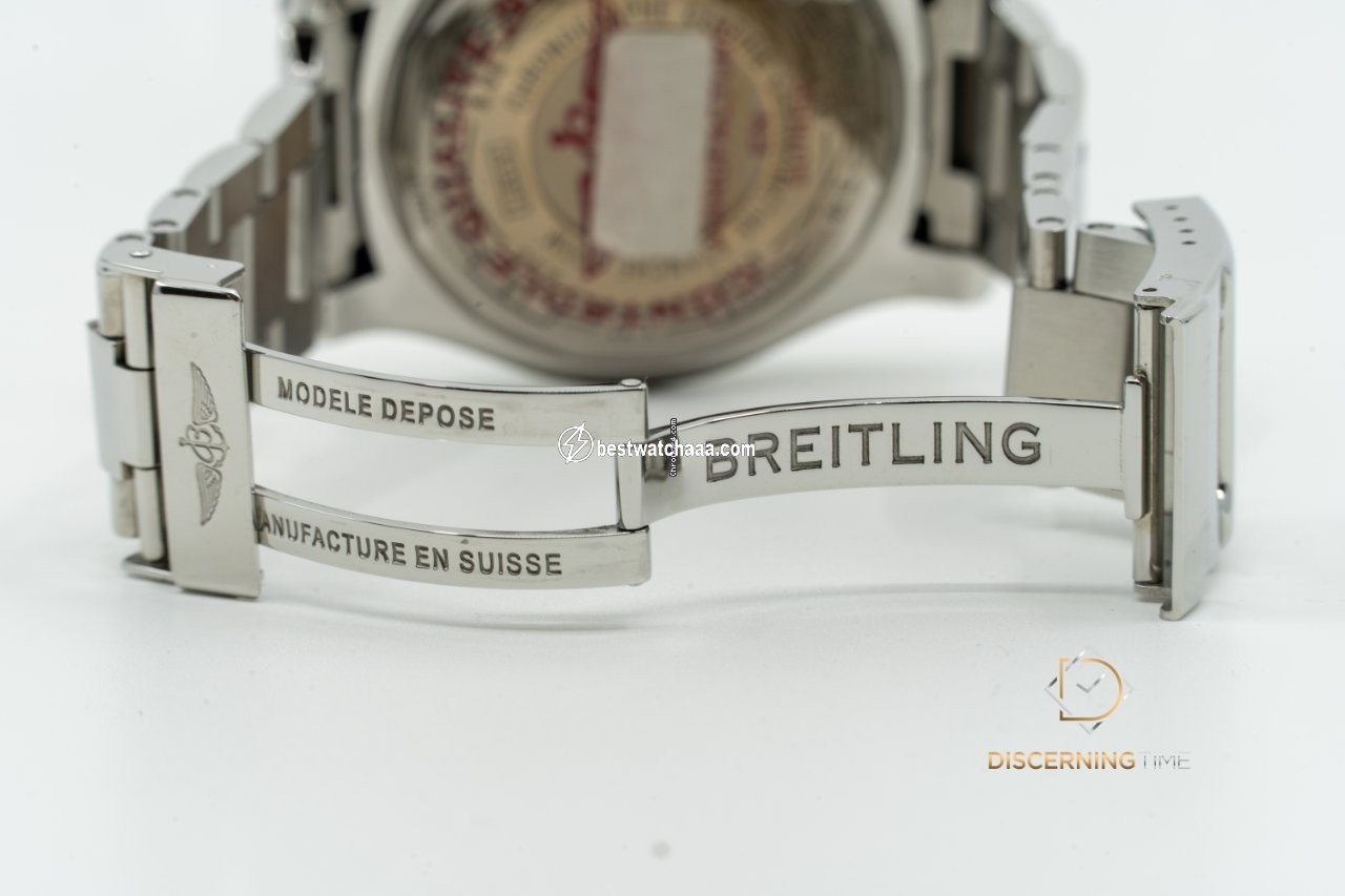 IMG_9081 Breitling Super Avenger II Mens watch Unisex Automatic Steel A1337111 BC29 168A Replica 6