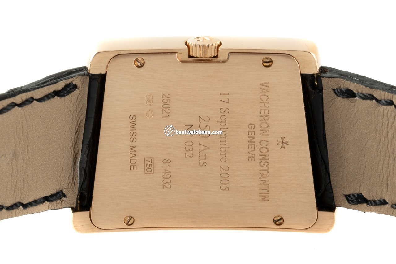 IMG_9081 Vacheron Constantin 1972 Womens watch Quartz Red gold 25021 Replica 6