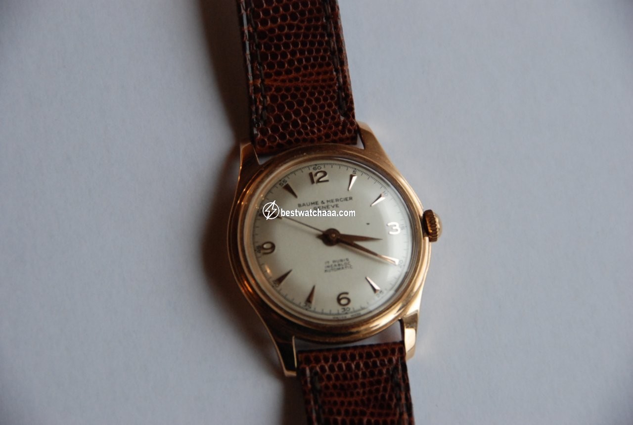 IMG_9081 Baume & Mercier Mens watch Unisex Automatic Rose gold 3109 Replica 6