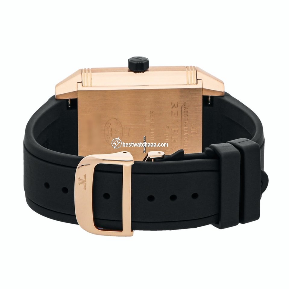 IMG_9081 Jaeger-LeCoultre Reverso Squadra Hometime Mens watch Unisex Automatic Rose gold Q7002672 Replica 6