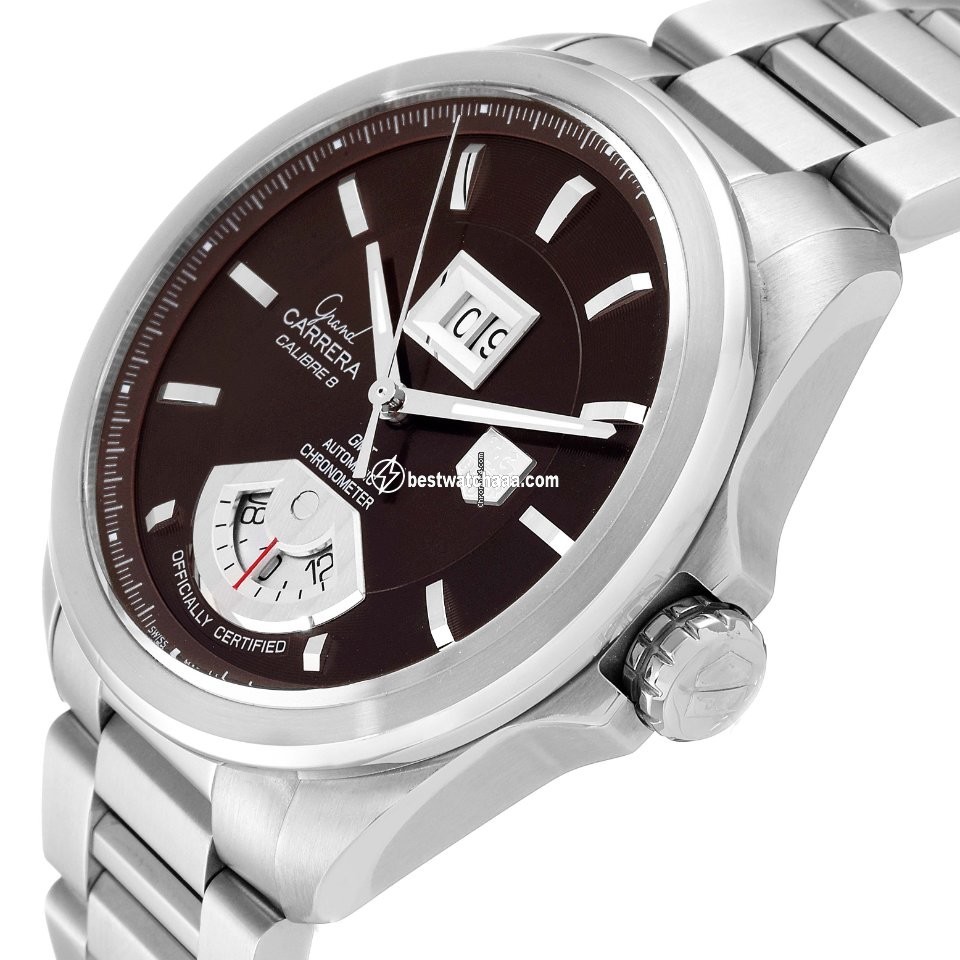 IMG_9081 TAG Heuer Grand Carrera Mens watch Unisex Automatic Steel WAV5113.BA0901 Replica 6