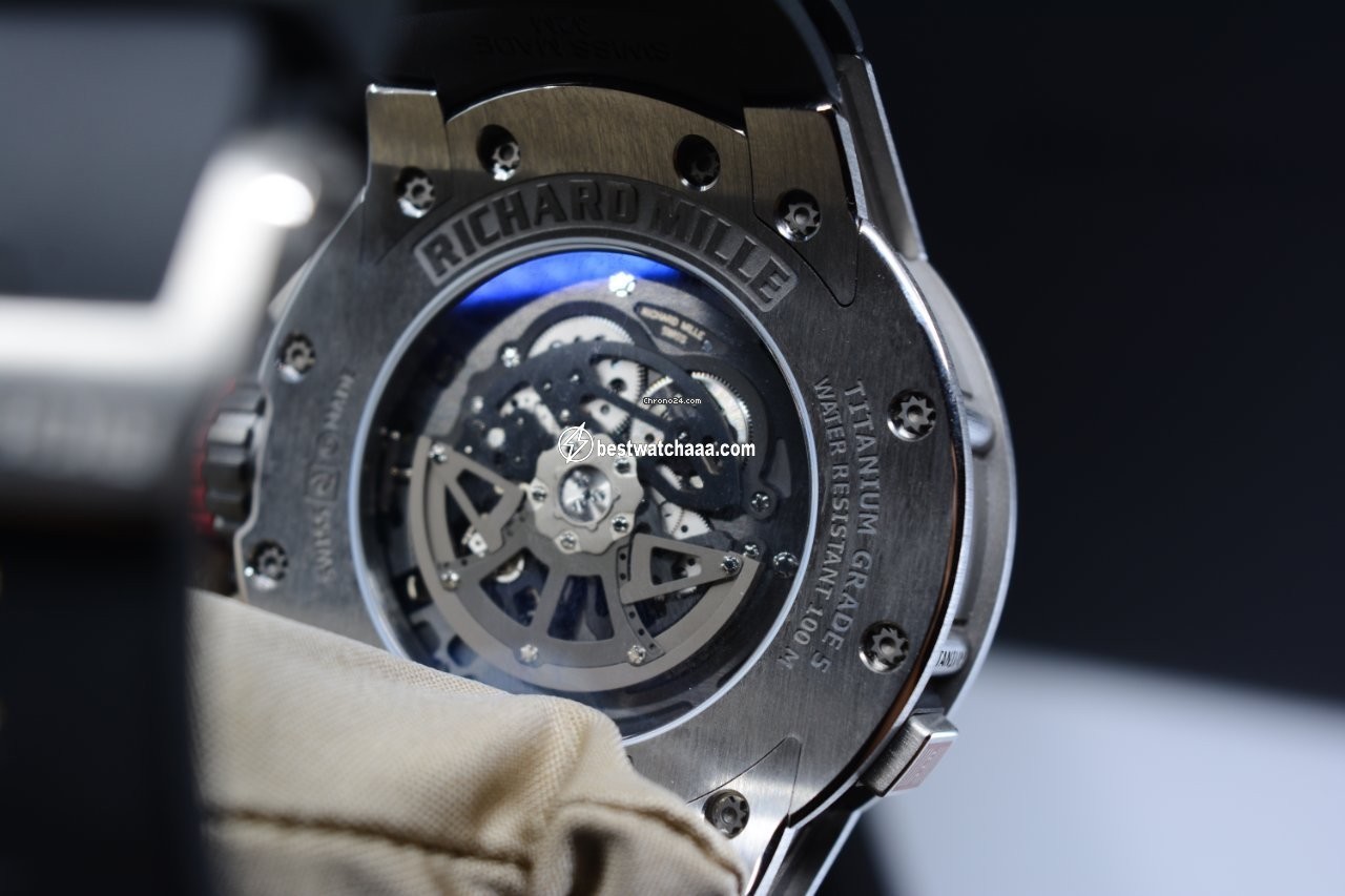 IMG_9081 Richard Mille Mens watch Unisex Automatic Titanium RM 60-01 Replica 6