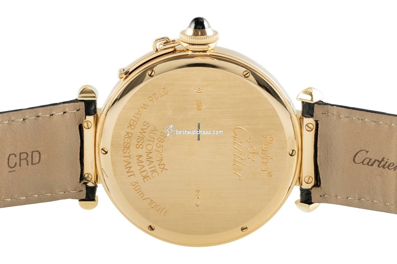 IMG_9081 Cartier Pasha Mens watch Unisex Automatic Yellow gold 2726 Replica 6