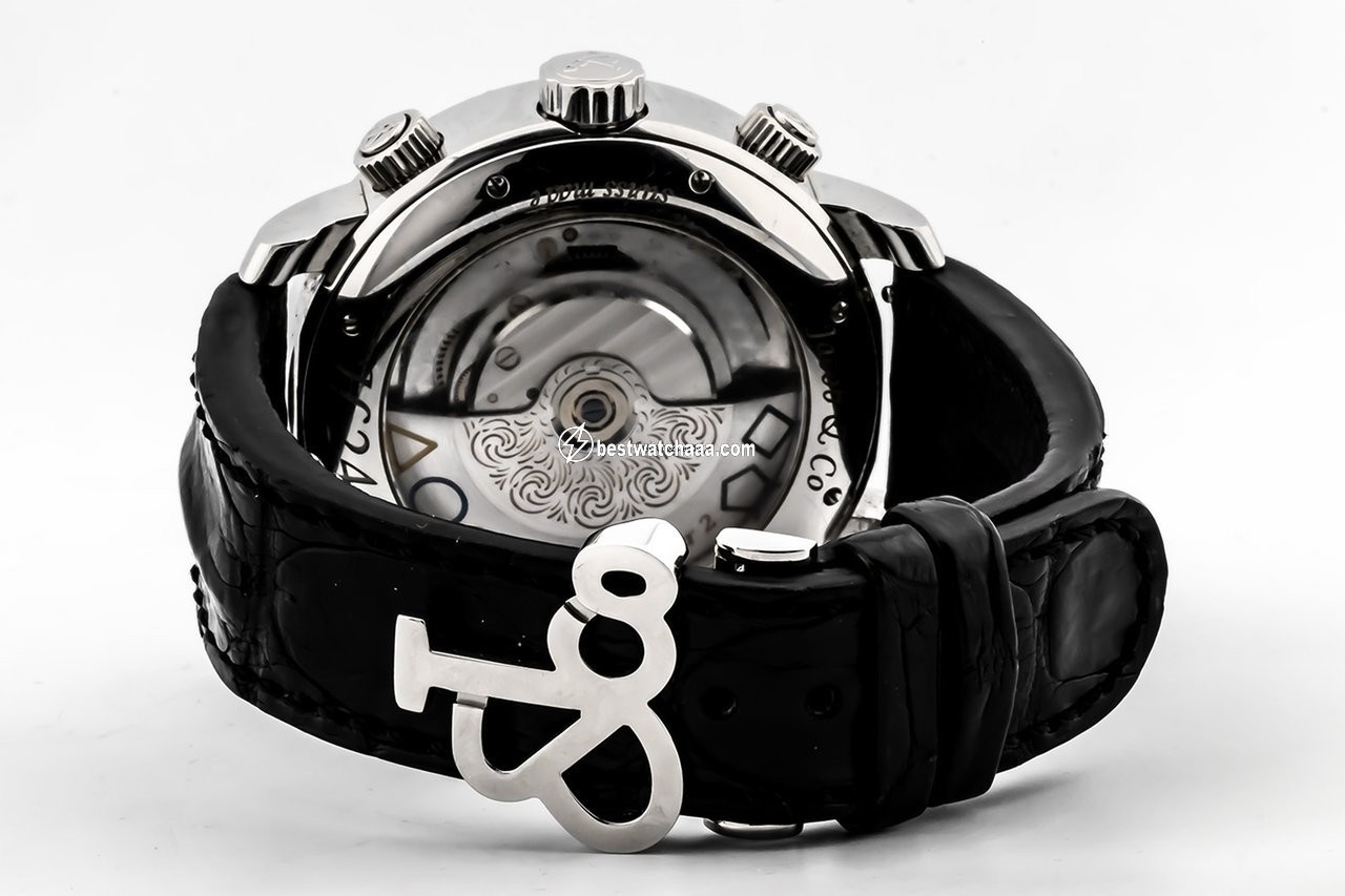 IMG_9081 Jacob & Co. Five Time Zone Mens watch Unisex Automatic Steel H 24 Replica 6