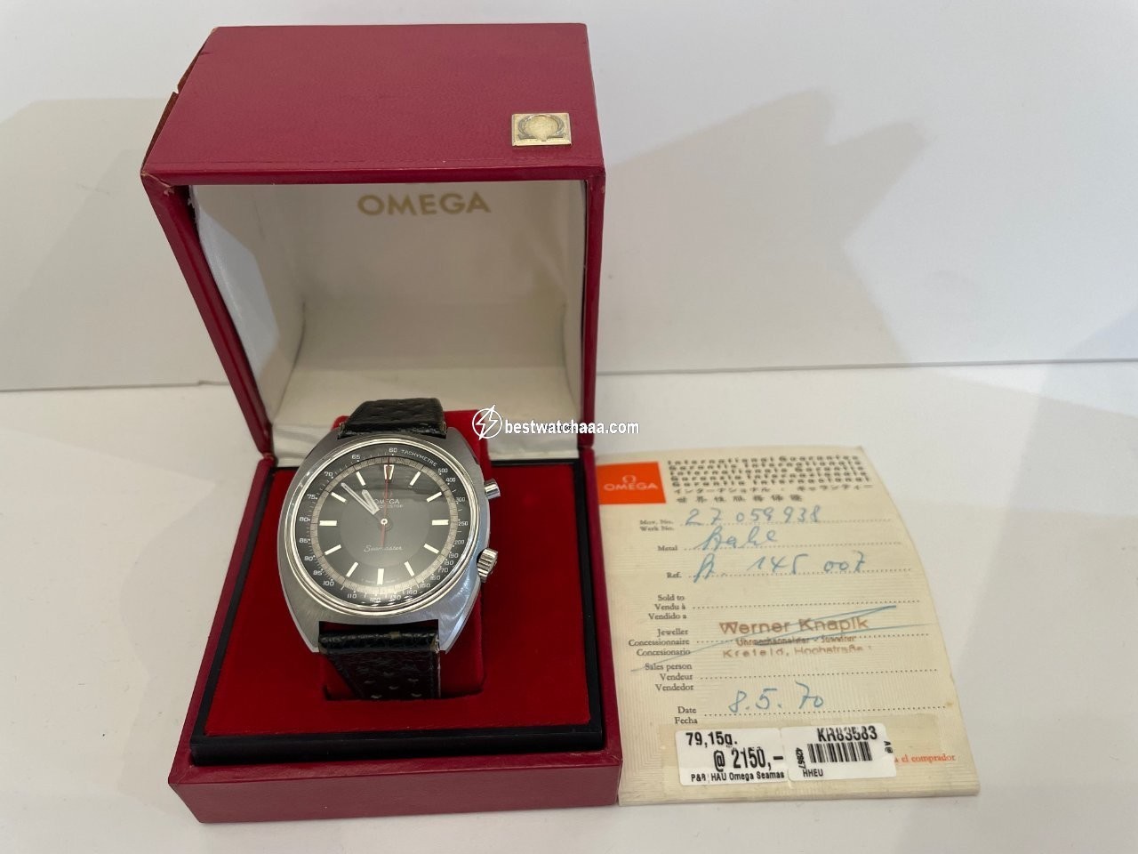 IMG_9081 Omega Seamaster Mens watch Unisex Manual winding Steel 145.007 Replica 6