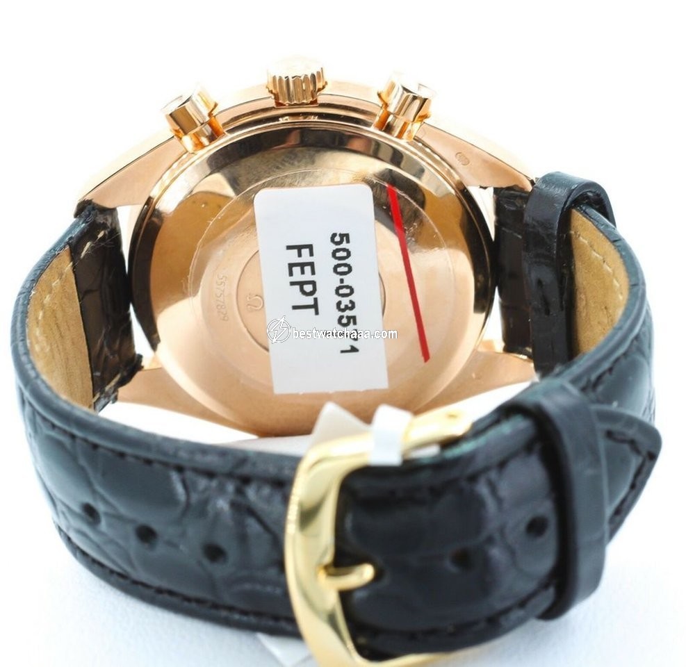 IMG_9081 Omega Speedmaster Day Date Mens watch Unisex Automatic Rose gold 3623.33.01 Replica 6