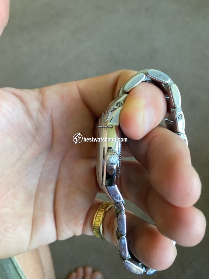 IMG_9081 Baume & Mercier Capeland Mens watch Unisex Quartz Steel 65531 Replica 6