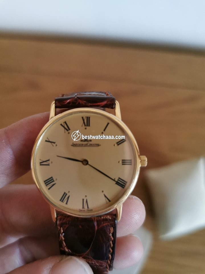 IMG_9081 Jaeger-LeCoultre Mens watch Unisex Quartz Yellow gold 111.1.09 Replica 6