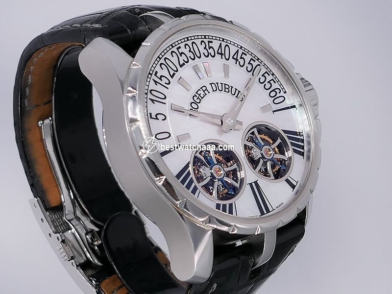 IMG_9081 Roger Dubuis Excalibur Mens watch Unisex Manual winding Steel EX 45.01.9.N1.67A Replica 6
