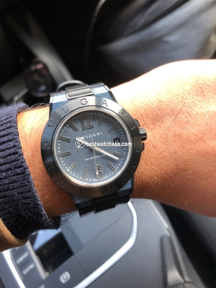 IMG_9081 Bulgari Diagono Mens watch Unisex Automatic Ceramic DG41C3SMCVD Replica 6