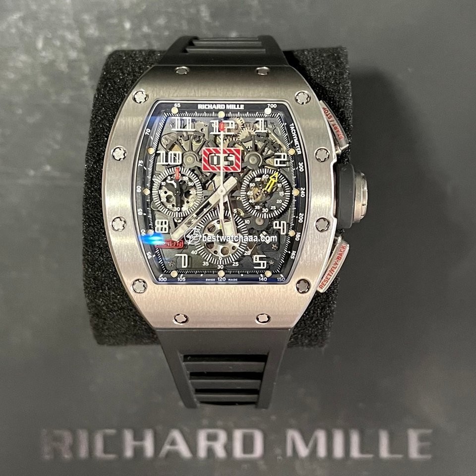 IMG_9081 Richard Mille RM 011 Mens watch Unisex Automatic Titanium RM011 AH Ti Replica 6