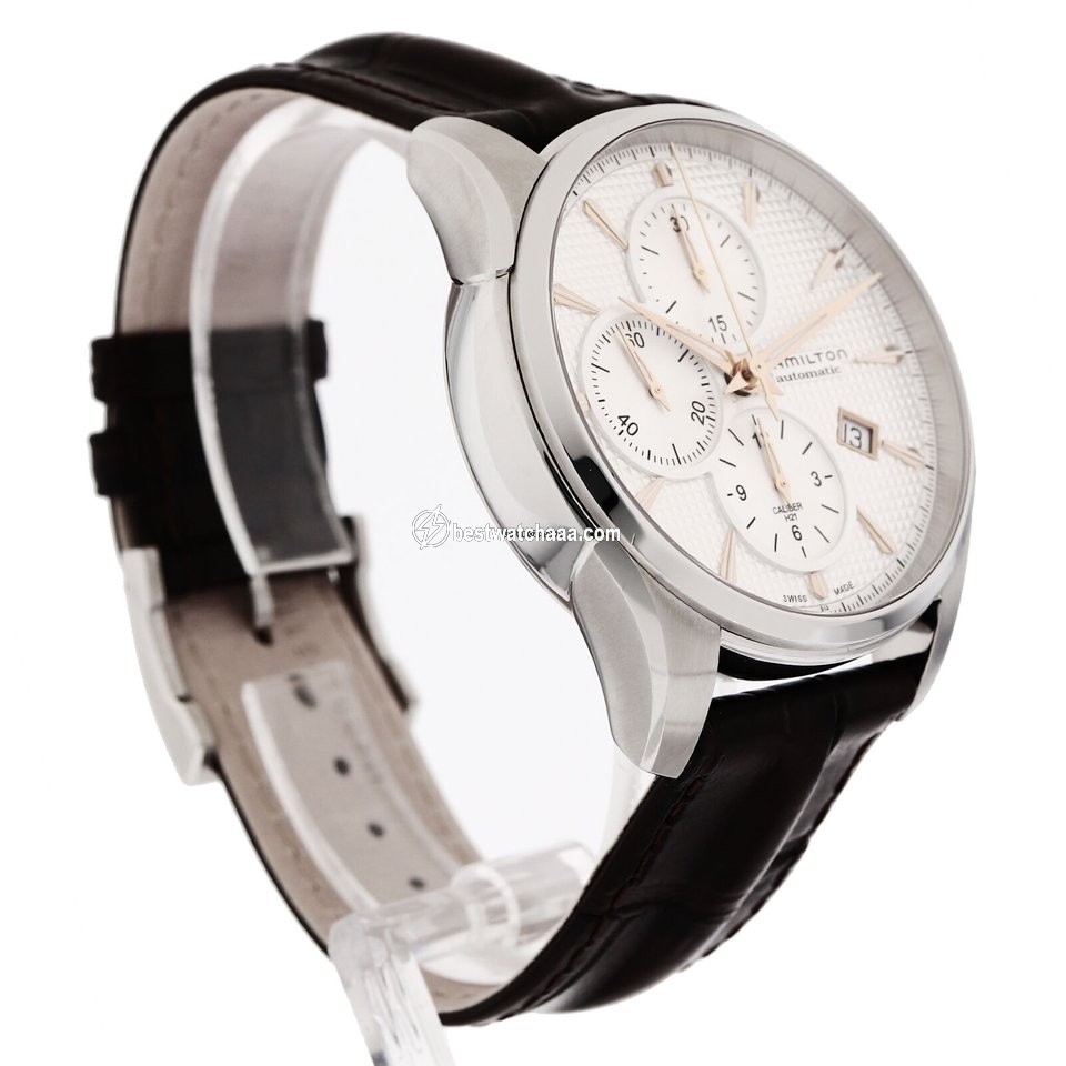 IMG_9081 Hamilton Jazzmaster Auto Chrono Mens watch Unisex Automatic Steel NUMBER H32596551 Replica 6