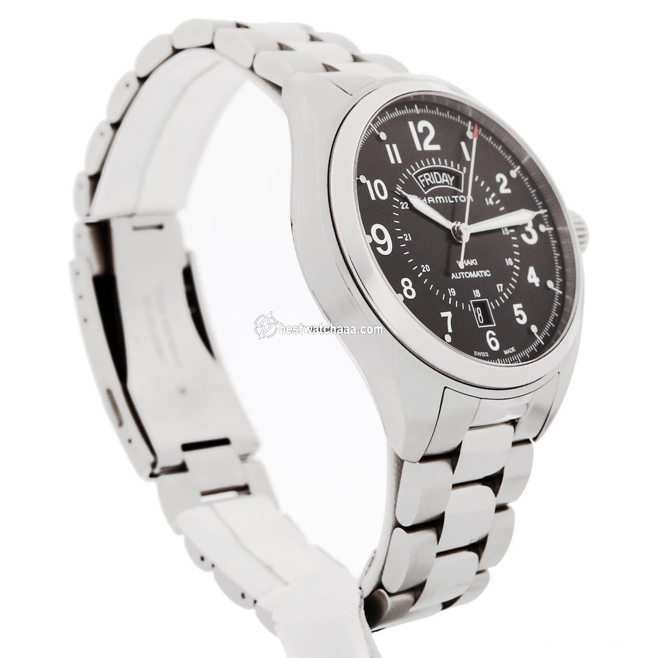 IMG_9081 Hamilton Khaki Field Day Date Mens watch Unisex Automatic Steel NUMBER H70505933 Replica 6