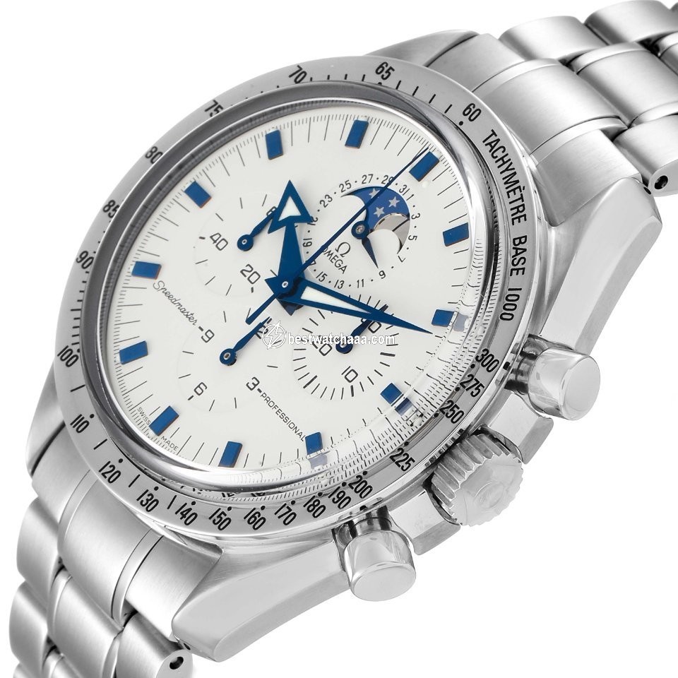 IMG_9081 Omega Speedmaster Professional Moonwatch Moonphase Mens watch Unisex Manual winding Steel 3575.20.00 Replica 6