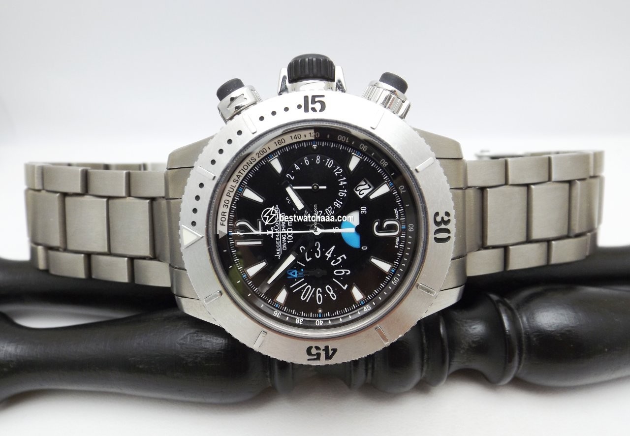 IMG_9081 Jaeger-LeCoultre Master Compressor Diving Chronograph Automatic Titanium Q186T170 Replica 6