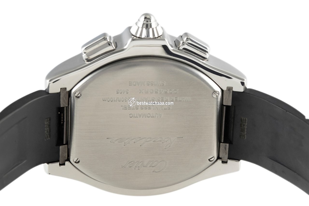 IMG_9081 Cartier Roadster Mens watch Unisex Automatic Steel 3405 Replica 6