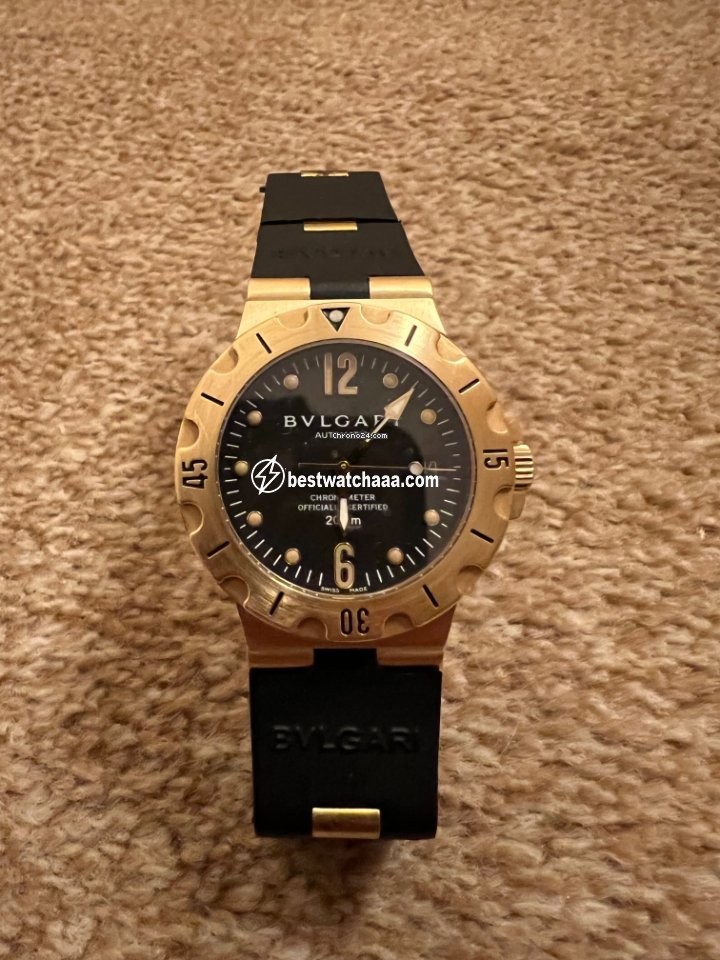 IMG_9081 Bulgari Mens watch Unisex Automatic Yellow gold L254 Replica 6