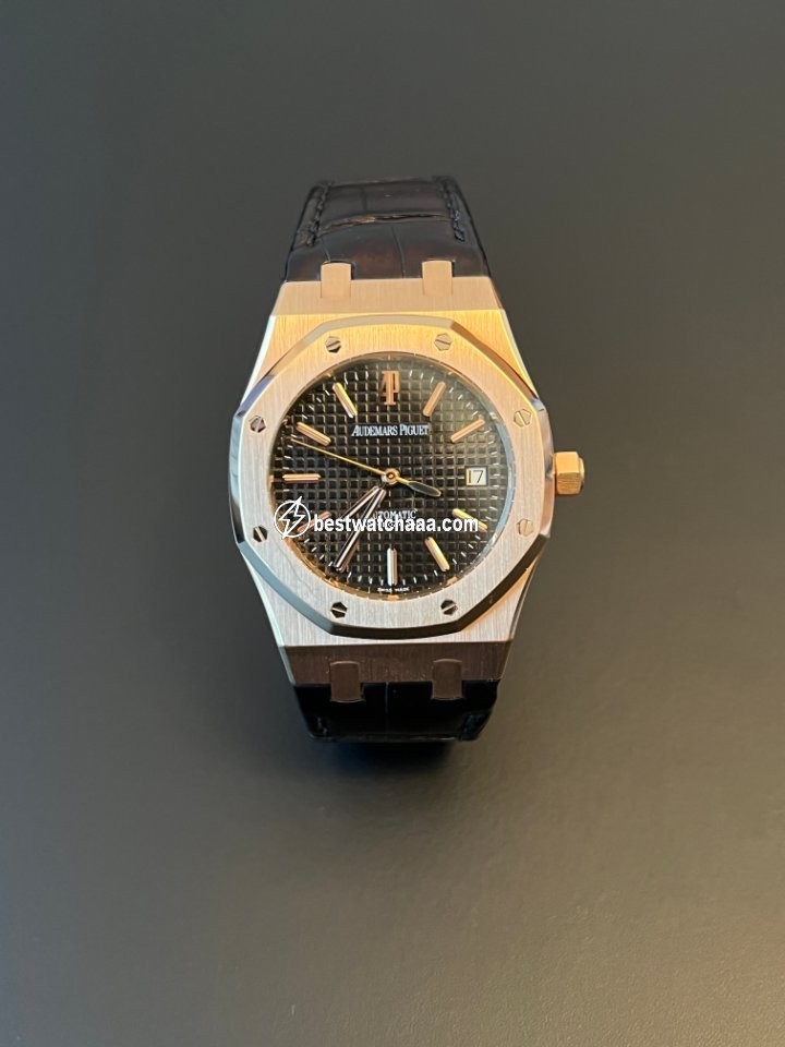IMG_9081 Audemars Piguet Royal Oak Selfwinding Mens watch Unisex Automatic Rose gold 15300OR.OO.D002CR.01 Replica 6