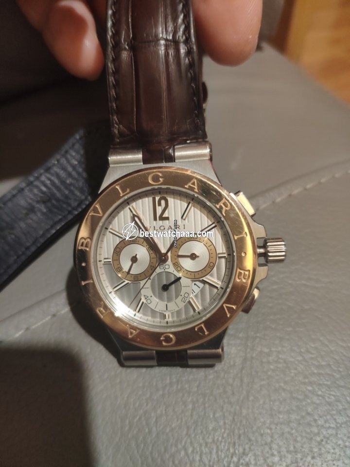 IMG_9081 Bulgari Diagono Mens watch Unisex Automatic Gold Steel DG42C6SPGLDCH Replica 6