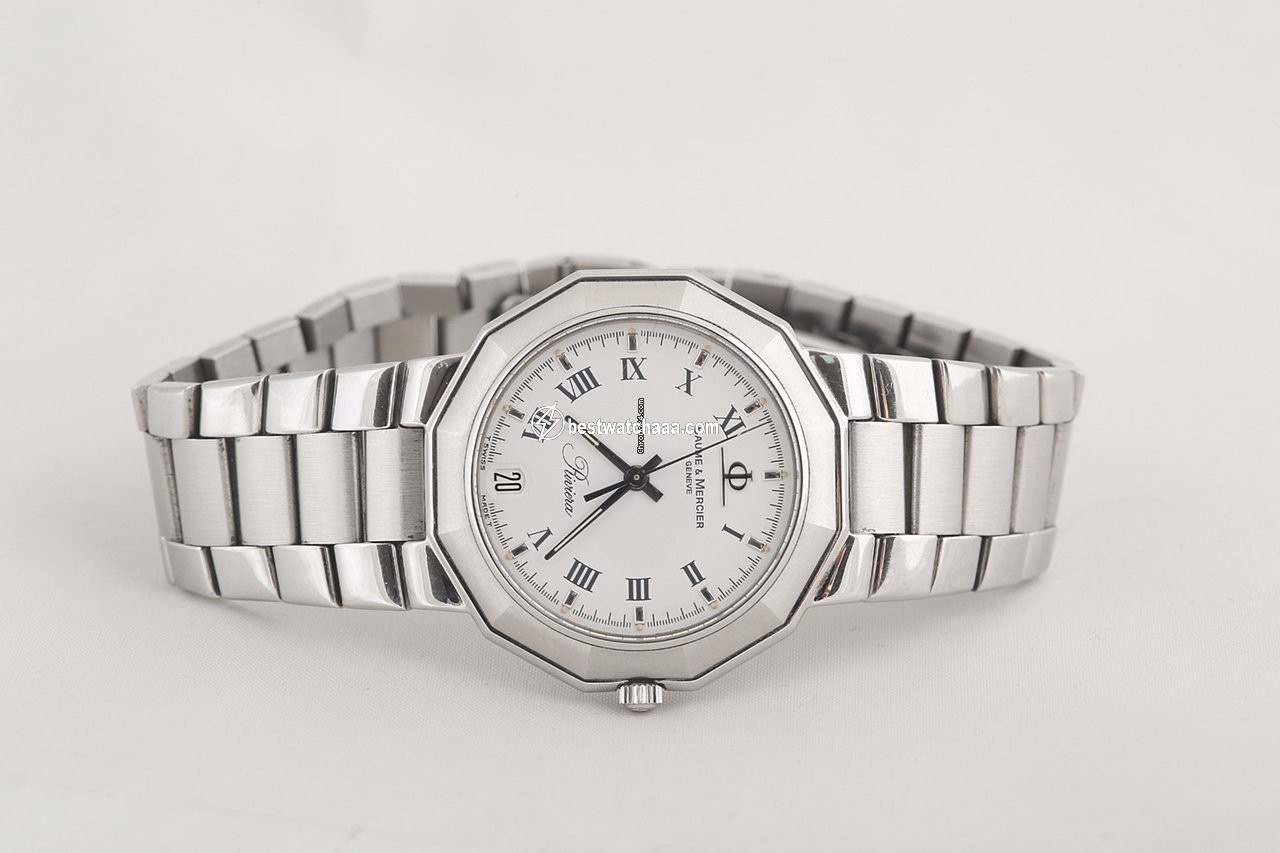 IMG_9081 Baume & Mercier Riviera Mens watch Unisex Quartz Steel Baume & Mercier 5131 Replica 6