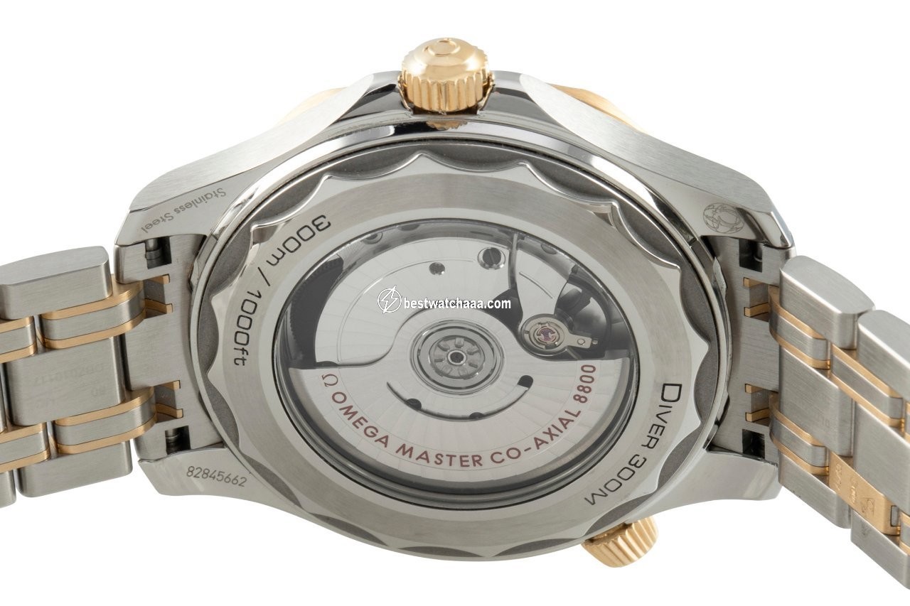 IMG_9081 Omega Seamaster Diver 300 M Mens watch Unisex Automatic Gold Steel 210.22.42.20.01.001 Replica 6